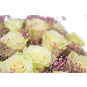 Flower box with roses